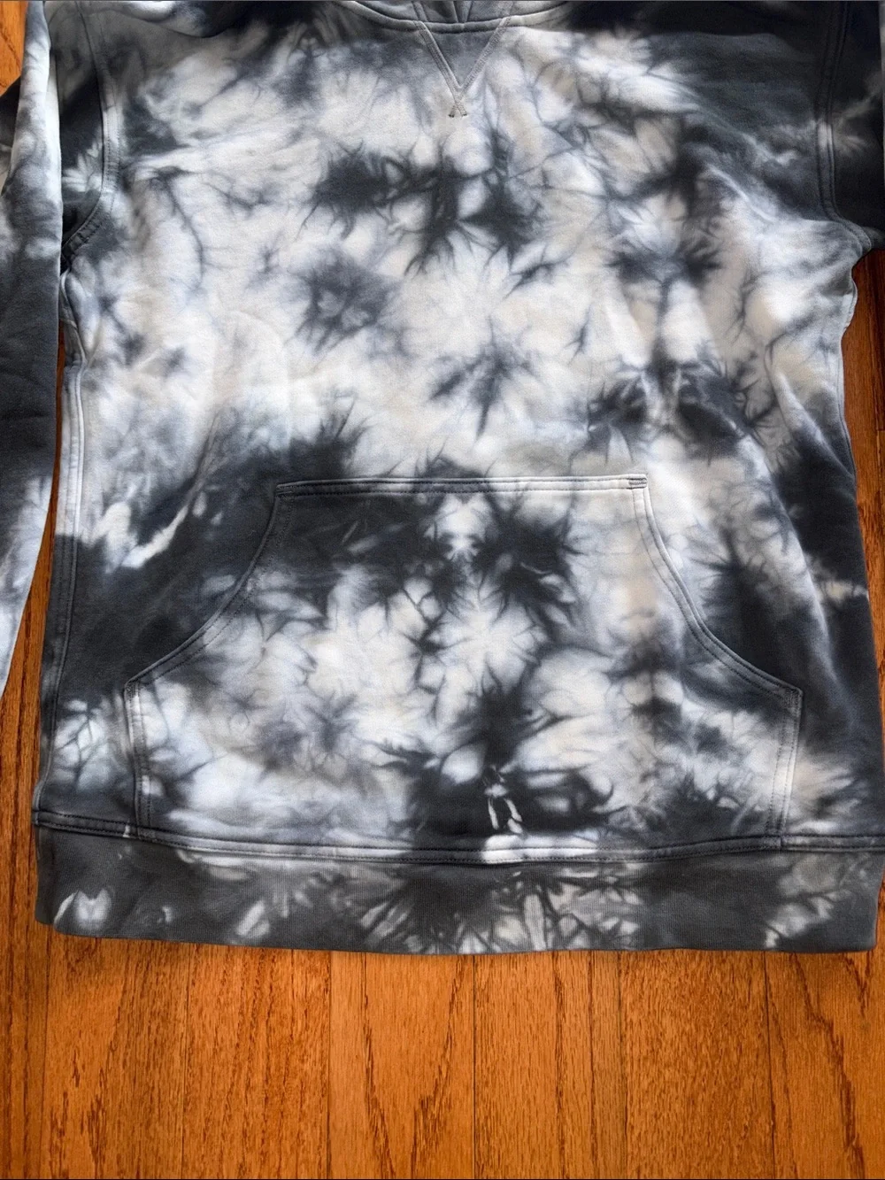 Lululemon All Yours Hoodie Sweatshirt Gray Earth Dye Plant Base Tie Dye Sz 8
